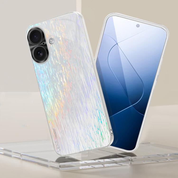 For iPhone 16 Plus Dazzling Acrylic Shockproof Phone Case