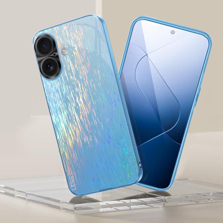 For iPhone 16 Dazzling Acrylic Shockproof Phone Case