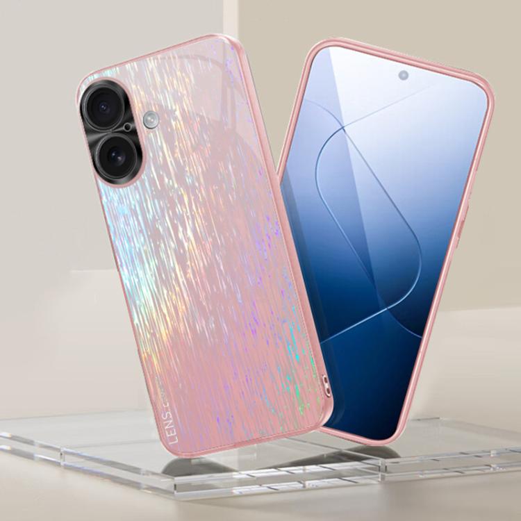 For iPhone 16 Dazzling Acrylic Shockproof Phone Case