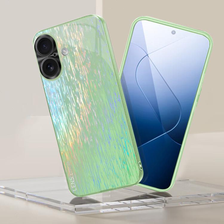 For iPhone 16 Dazzling Acrylic Shockproof Phone Case