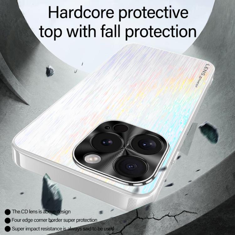 For iPhone 16 Plus Dazzling Acrylic Shockproof Phone Case