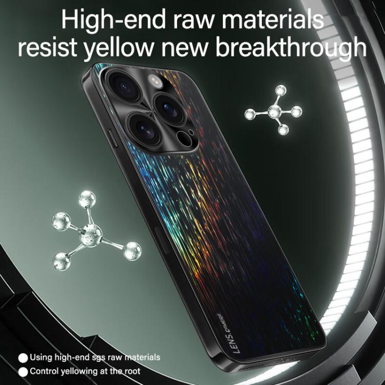 For iPhone 16 Plus Dazzling Acrylic Shockproof Phone Case