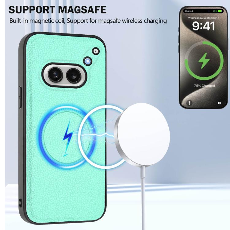 For Nothing Phone 2a Detachable Magsafe Magnetic Card Bag Phone Case
