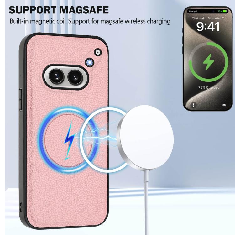 For Nothing Phone 2a Detachable Magsafe Magnetic Card Bag Phone Case