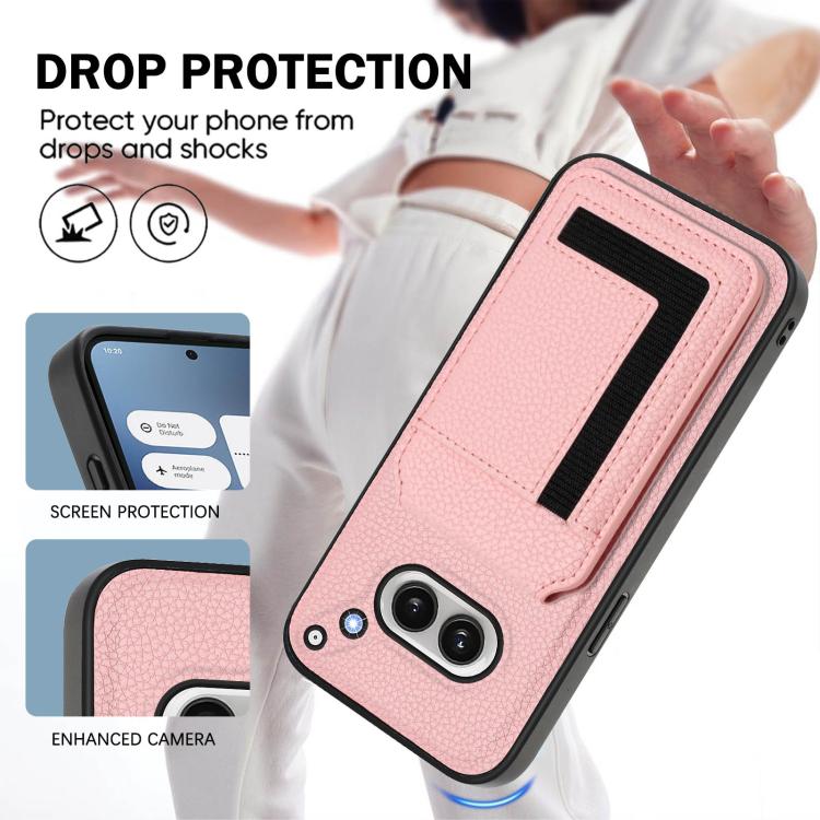 For Nothing Phone 2a Detachable Magsafe Magnetic Card Bag Phone Case