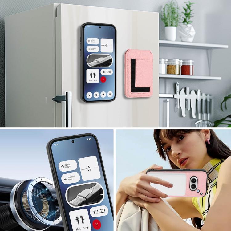 For Nothing Phone 2a Detachable Magsafe Magnetic Card Bag Phone Case