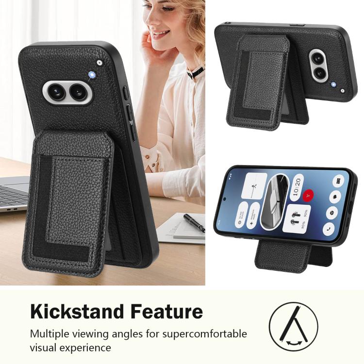 For Nothing Phone 2a Detachable Magsafe Magnetic Card Bag Phone Case