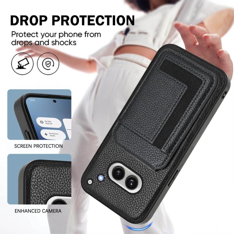 For Nothing Phone 2a Detachable Magsafe Magnetic Card Bag Phone Case