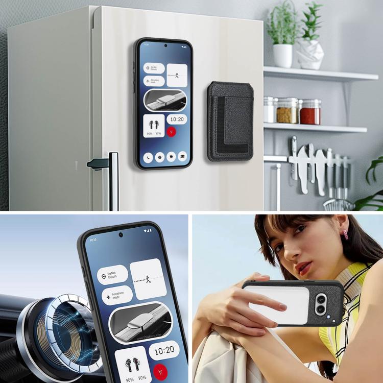 For Nothing Phone 2a Detachable Magsafe Magnetic Card Bag Phone Case