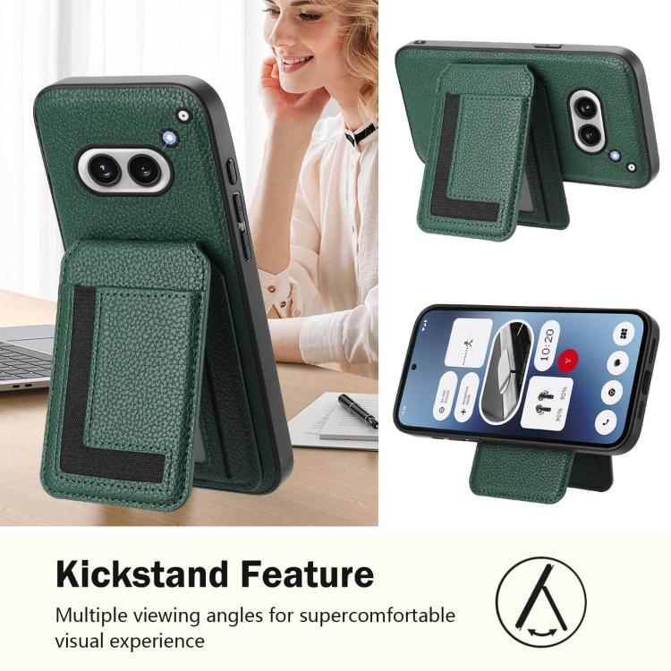 For Nothing Phone 2a Detachable Magsafe Magnetic Card Bag Phone Case