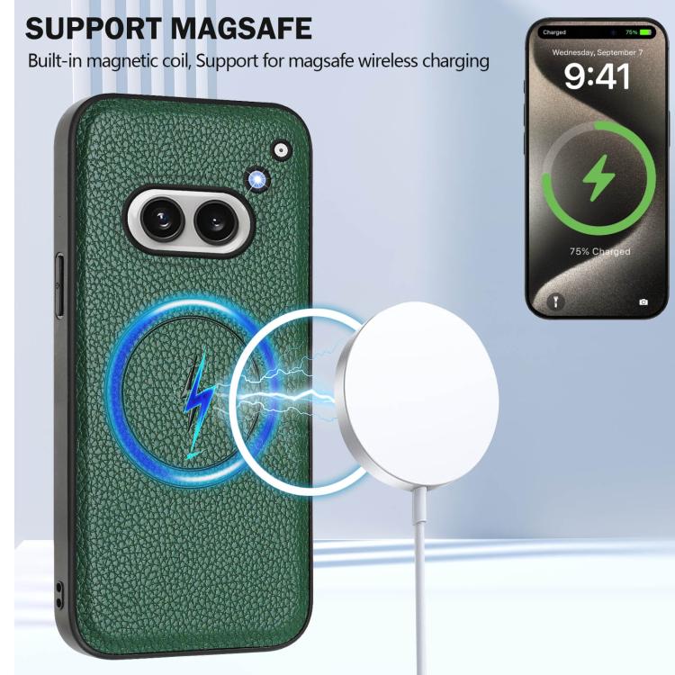 For Nothing Phone 2a Detachable Magsafe Magnetic Card Bag Phone Case