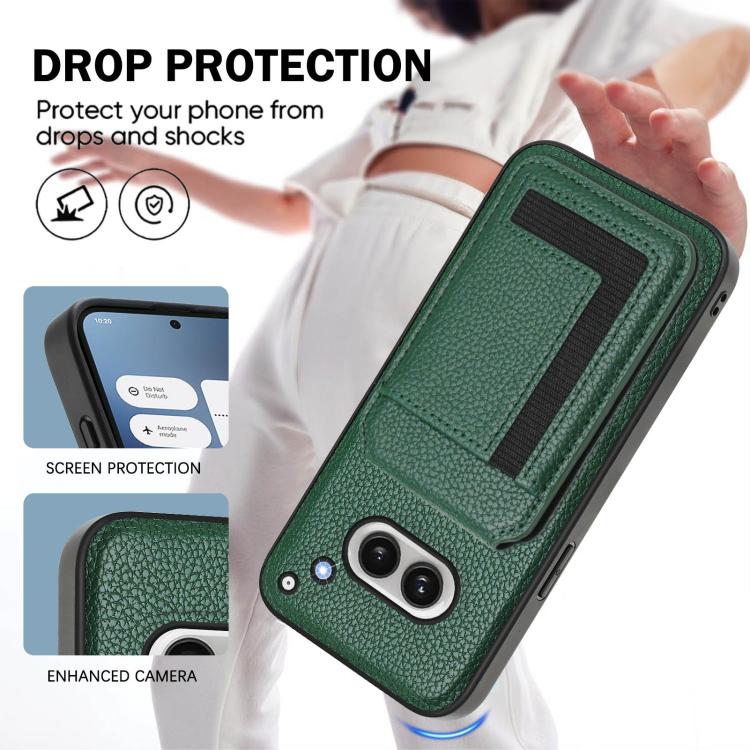 For Nothing Phone 2a Detachable Magsafe Magnetic Card Bag Phone Case