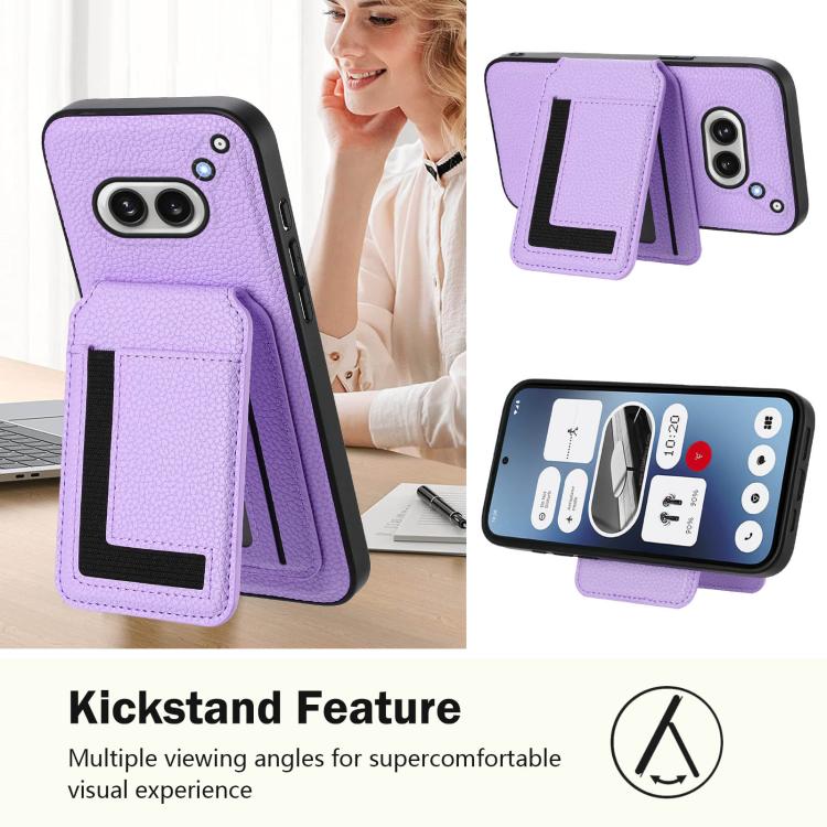 For Nothing Phone 2a Detachable Magsafe Magnetic Card Bag Phone Case
