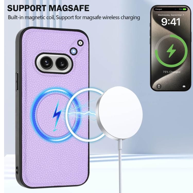 For Nothing Phone 2a Detachable Magsafe Magnetic Card Bag Phone Case