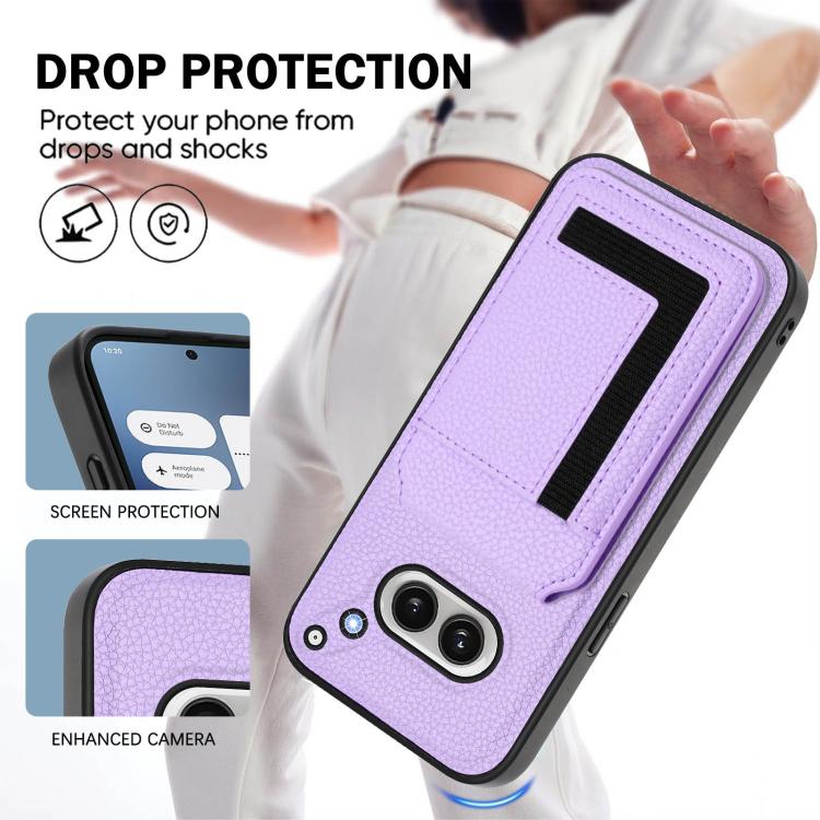 For Nothing Phone 2a Detachable Magsafe Magnetic Card Bag Phone Case
