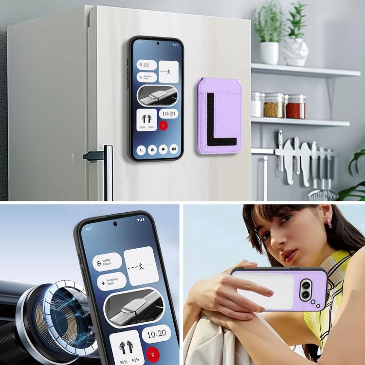For Nothing Phone 2a Detachable Magsafe Magnetic Card Bag Phone Case