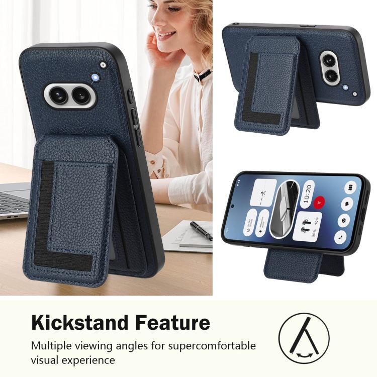 For Nothing Phone 2a Detachable Magsafe Magnetic Card Bag Phone Case