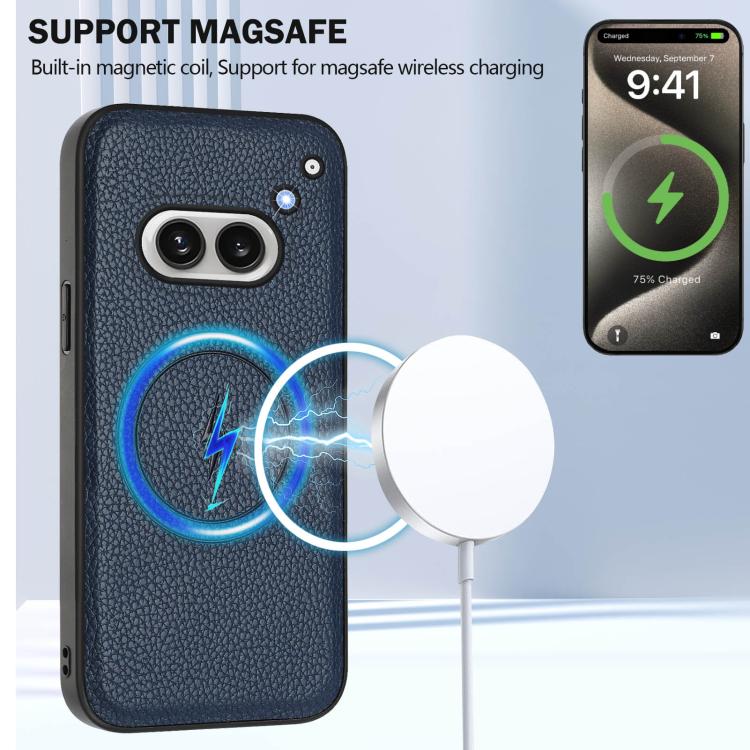 For Nothing Phone 2a Detachable Magsafe Magnetic Card Bag Phone Case