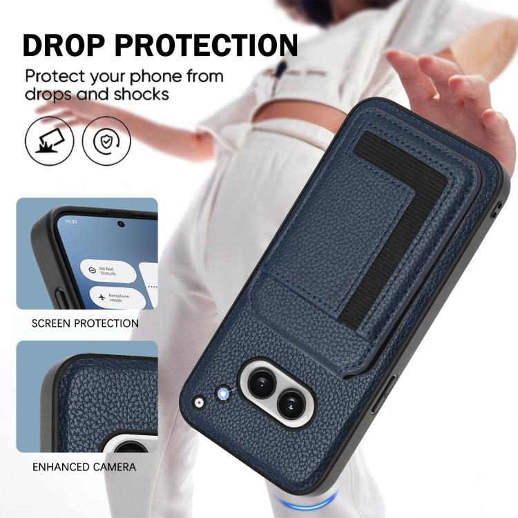 For Nothing Phone 2a Detachable Magsafe Magnetic Card Bag Phone Case