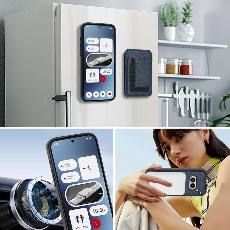 For Nothing Phone 2a Detachable Magsafe Magnetic Card Bag Phone Case