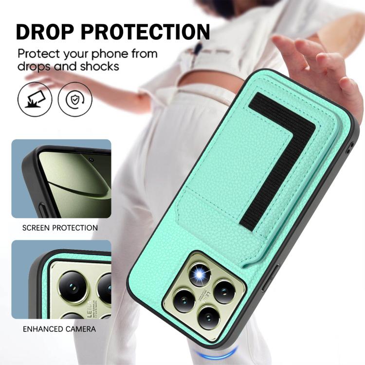 For Xiaomi 14T CX01 Detachable Magsafe Magnetic Card Bag Phone Case