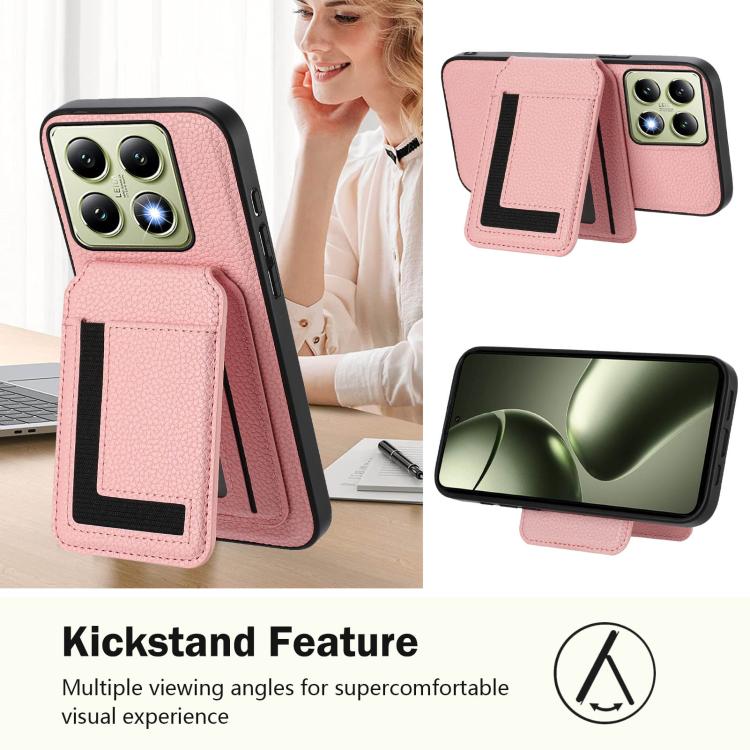 For Xiaomi 14T Pro CX01 Detachable Magsafe Magnetic Card Bag Phone Case