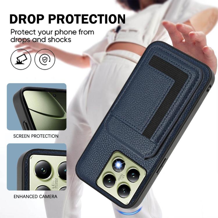 For Xiaomi 14T Pro CX01 Detachable Magsafe Magnetic Card Bag Phone Case
