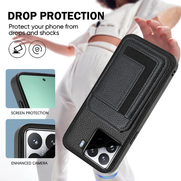 For Xiaomi 15 CX01 Detachable Magsafe Magnetic Card Bag Phone Case