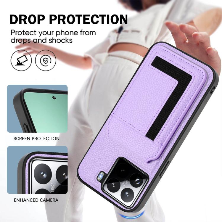 For Xiaomi 15 CX01 Detachable Magsafe Magnetic Card Bag Phone Case