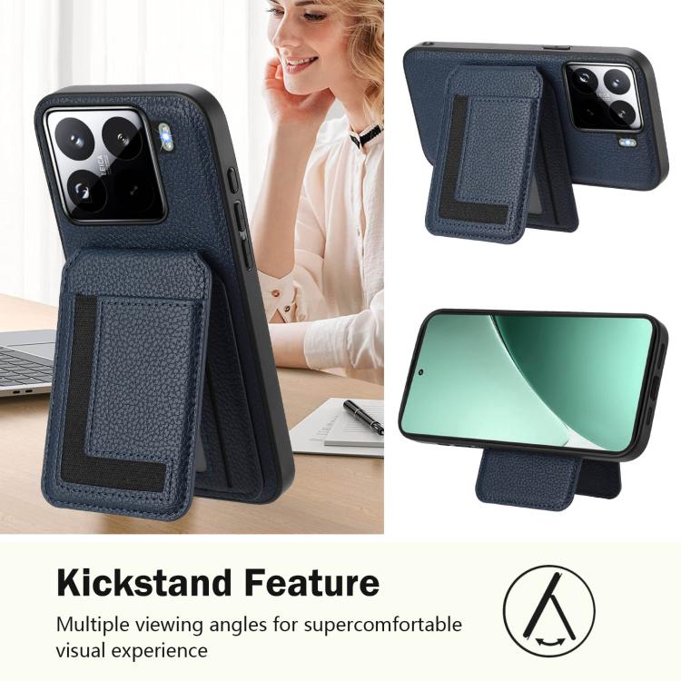 For Xiaomi 15 CX01 Detachable Magsafe Magnetic Card Bag Phone Case