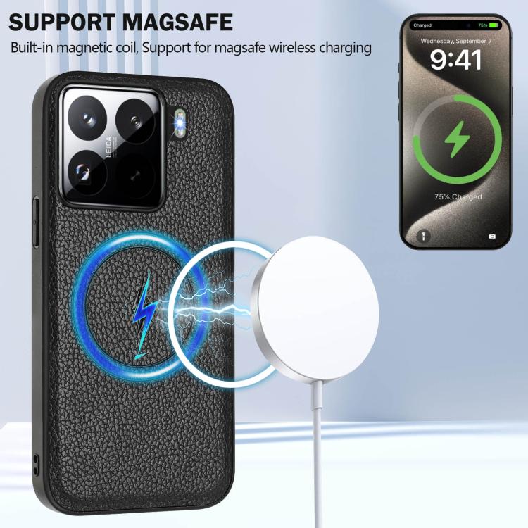 For Xiaomi 15 Pro CX01 Detachable Magsafe Magnetic Card Bag Phone Case