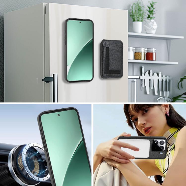 For Xiaomi 15 Pro CX01 Detachable Magsafe Magnetic Card Bag Phone Case