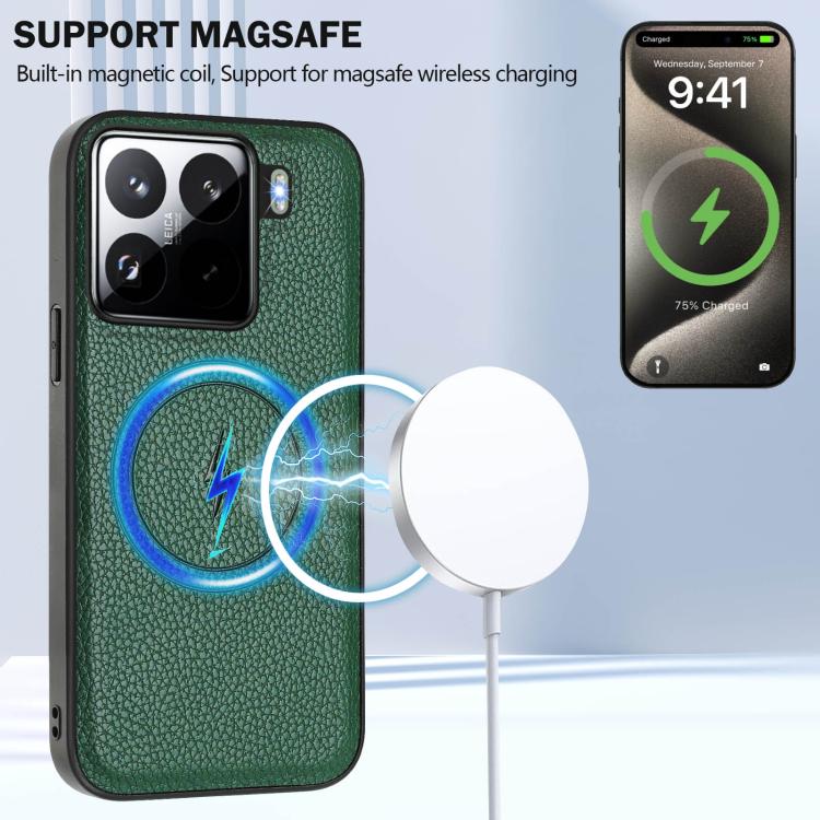 For Xiaomi 15 Pro CX01 Detachable Magsafe Magnetic Card Bag Phone Case