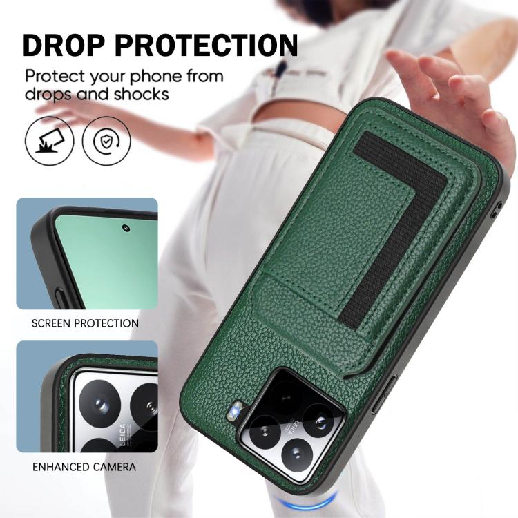 For Xiaomi 15 Pro CX01 Detachable Magsafe Magnetic Card Bag Phone Case