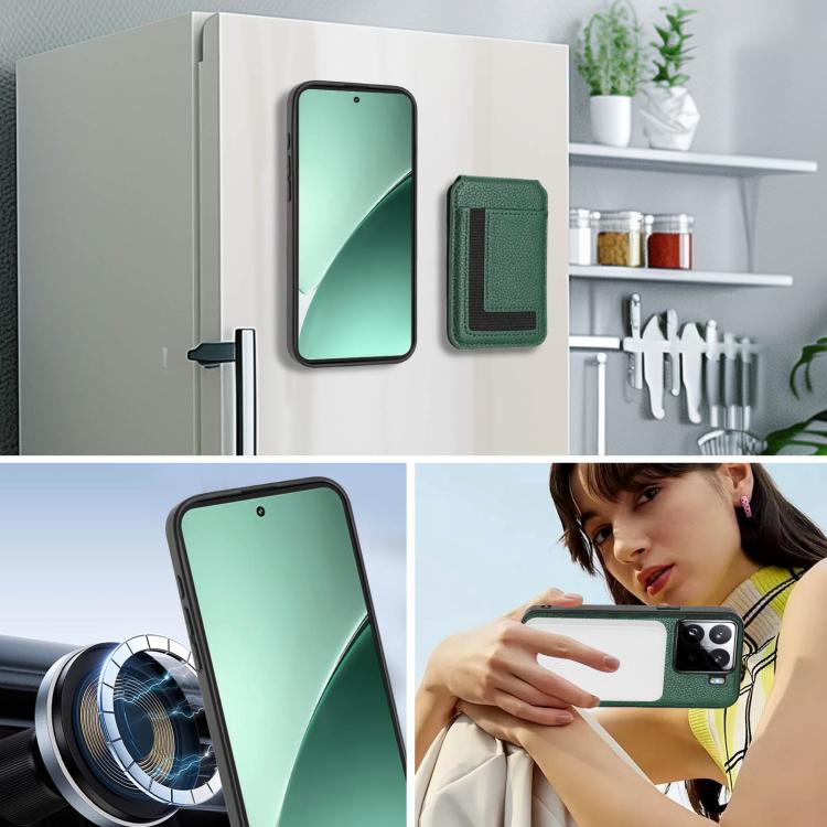 For Xiaomi 15 Pro CX01 Detachable Magsafe Magnetic Card Bag Phone Case