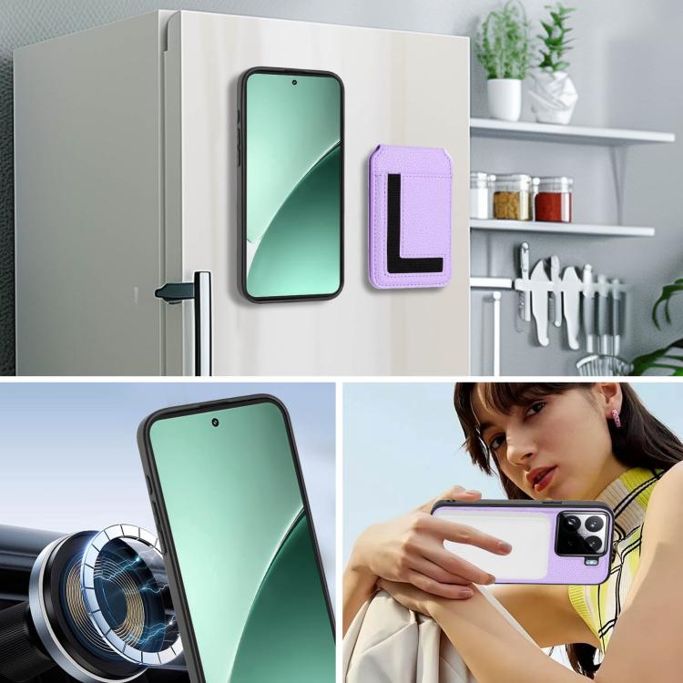 For Xiaomi 15 Pro CX01 Detachable Magsafe Magnetic Card Bag Phone Case
