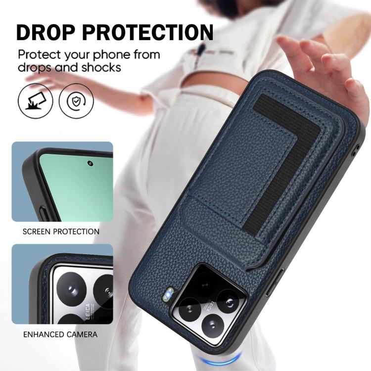 For Xiaomi 15 Pro CX01 Detachable Magsafe Magnetic Card Bag Phone Case