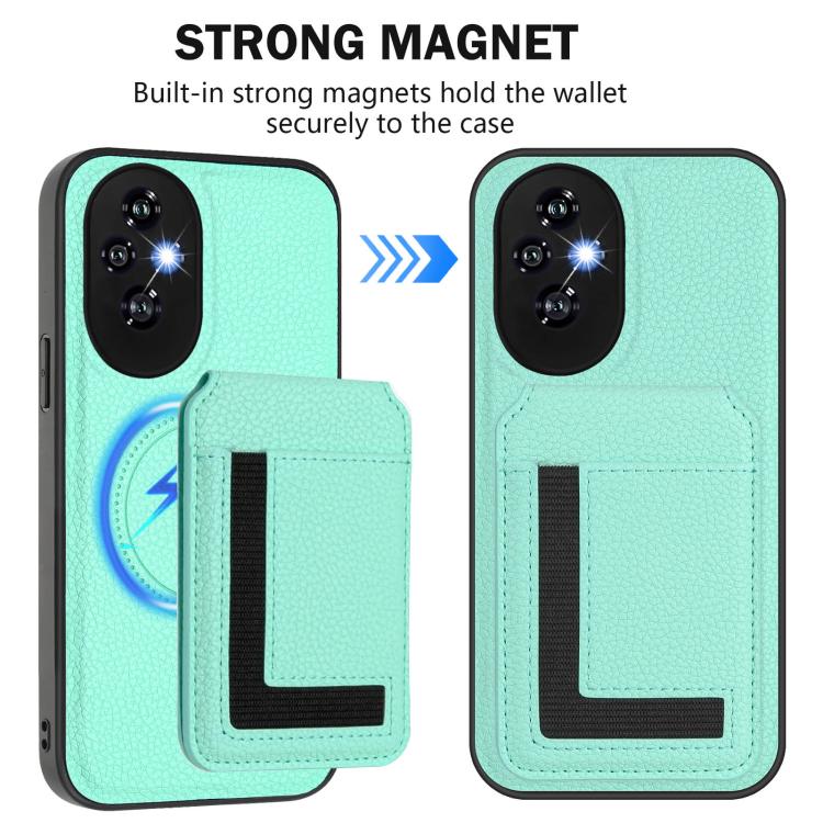For Honor 200 CX01 Detachable Magsafe Magnetic Card Bag Phone Case