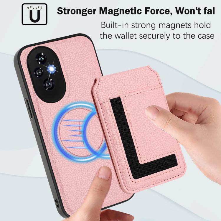 For Honor 200 CX01 Detachable Magsafe Magnetic Card Bag Phone Case
