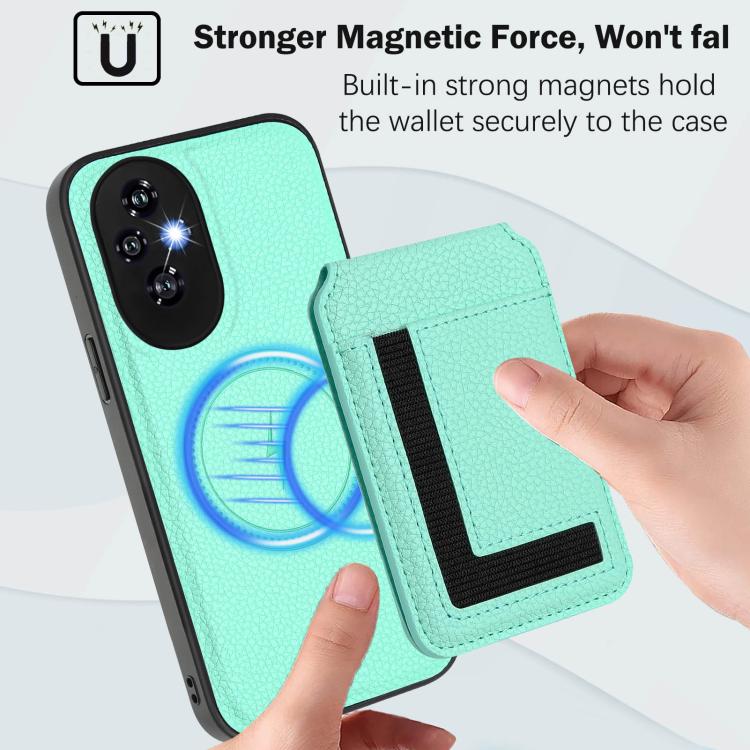 For Honor 200 Pro CX01 Detachable Magsafe Magnetic Card Bag Phone Case