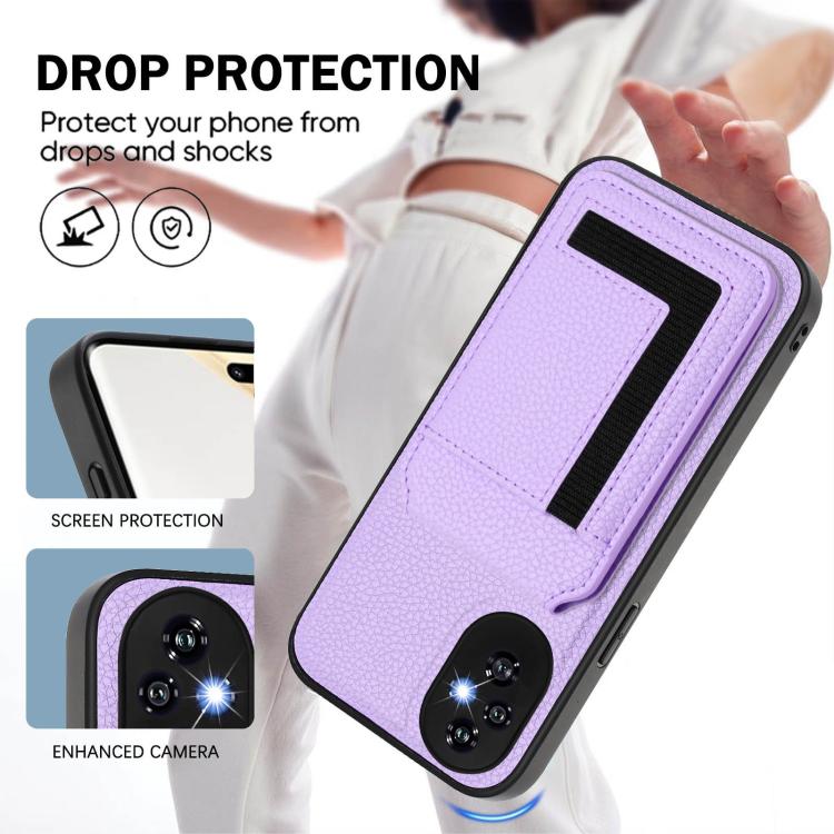 For Honor 200 Pro CX01 Detachable Magsafe Magnetic Card Bag Phone Case