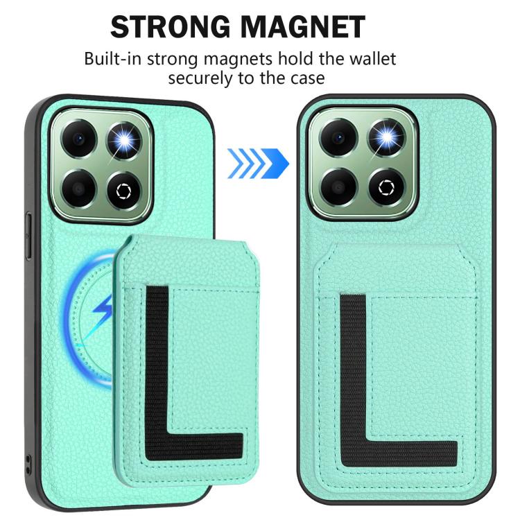 For Honor X6b CX01 Detachable Magsafe Magnetic Card Bag Phone Case