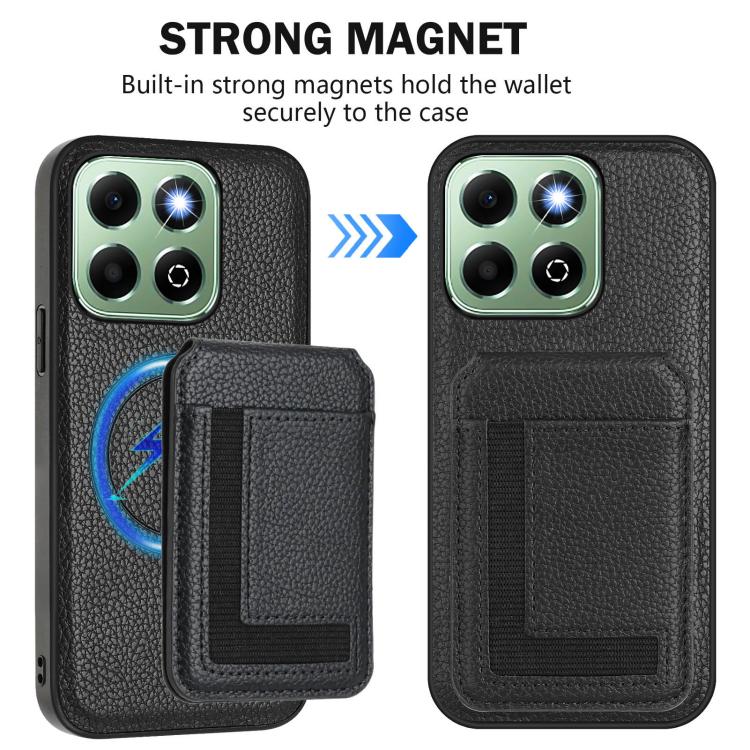 For Honor X6b CX01 Detachable Magsafe Magnetic Card Bag Phone Case