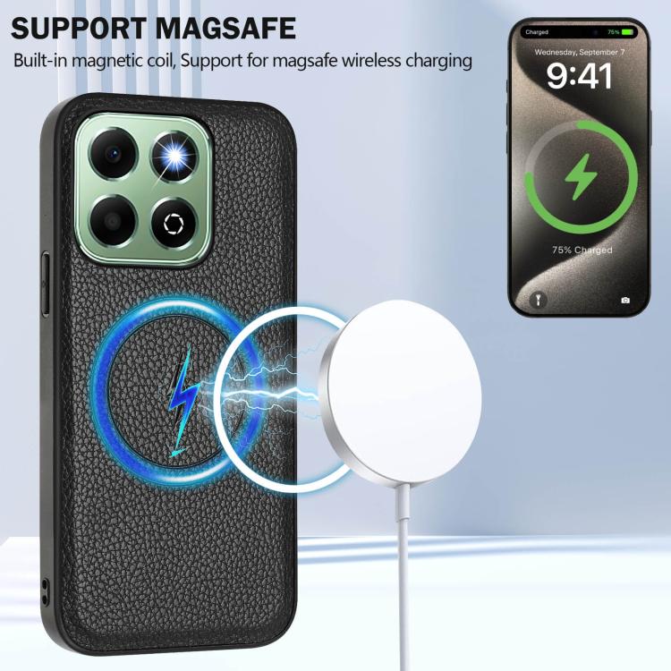 For Honor X6b CX01 Detachable Magsafe Magnetic Card Bag Phone Case