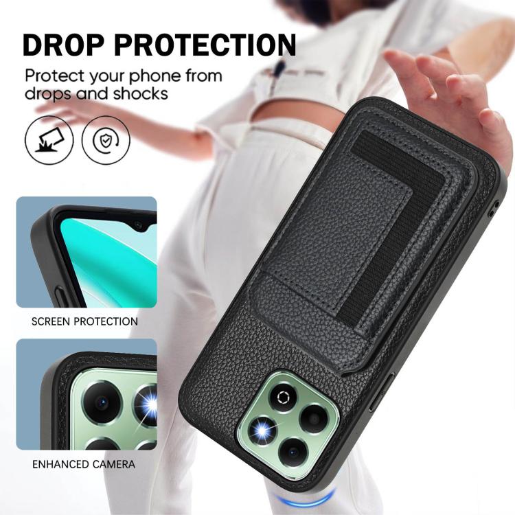 For Honor X6b CX01 Detachable Magsafe Magnetic Card Bag Phone Case