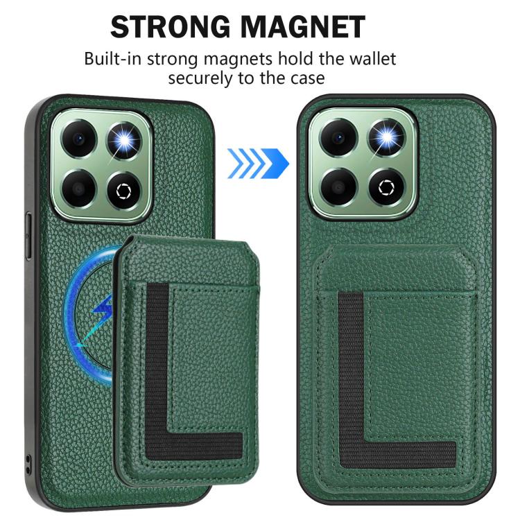 For Honor X6b CX01 Detachable Magsafe Magnetic Card Bag Phone Case