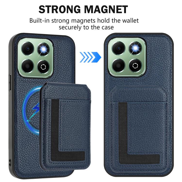 For Honor X6b CX01 Detachable Magsafe Magnetic Card Bag Phone Case