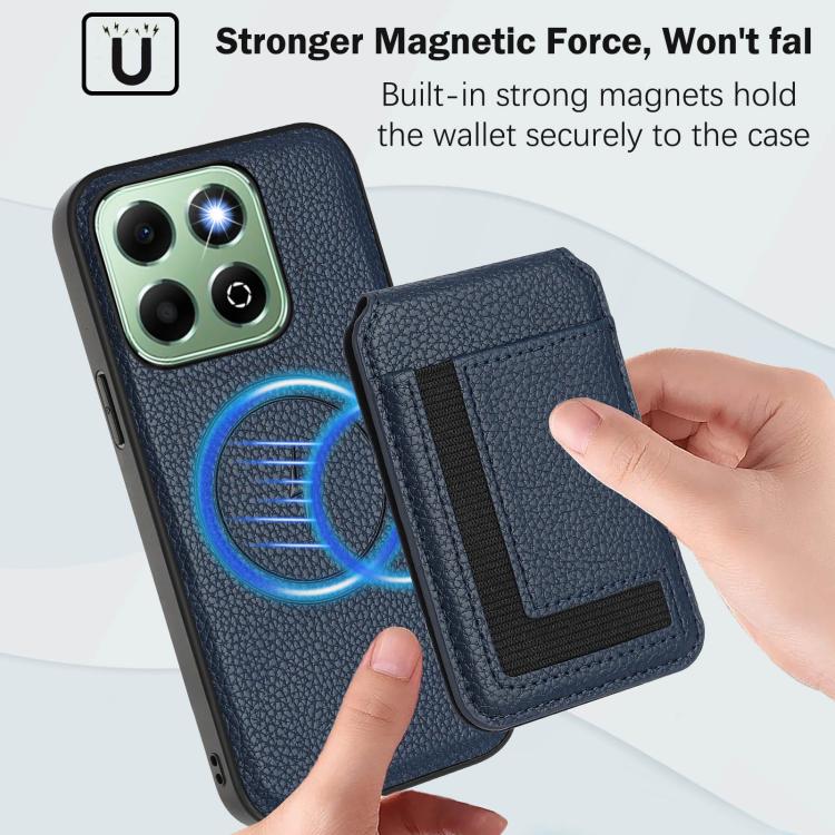 For Honor X6b CX01 Detachable Magsafe Magnetic Card Bag Phone Case