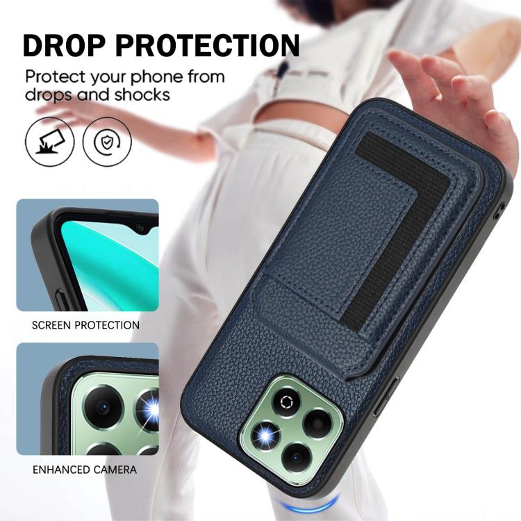 For Honor X6b CX01 Detachable Magsafe Magnetic Card Bag Phone Case