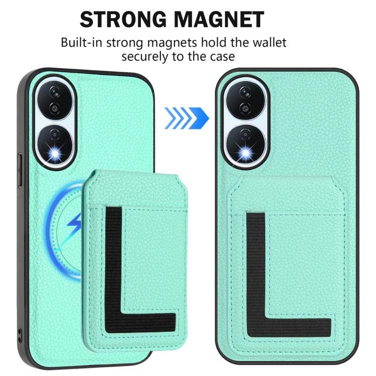 For Honor X7b / Play 8T CX01 Detachable Magsafe Magnetic Card Bag Phone Case